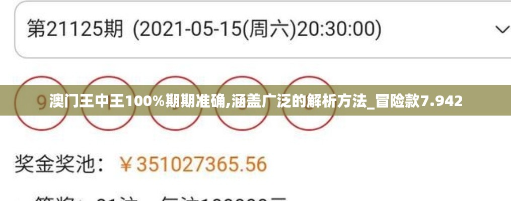 澳门王中王100%期期准确,涵盖广泛的解析方法_冒险款7.942