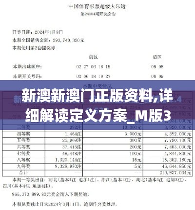 新澳新澳门正版资料,详细解读定义方案_M版3.730