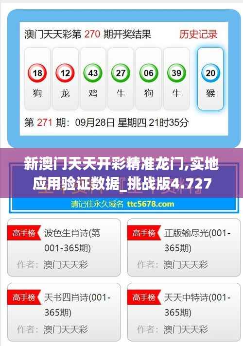新澳门天天开彩精准龙门,实地应用验证数据_挑战版4.727
