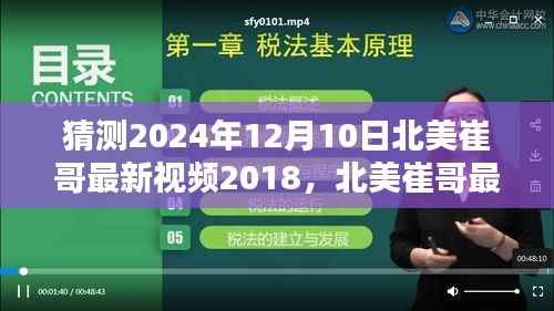 北美崔哥最新视频作品猜测与分析,深度体验与用户体验体验展望(2024年12月10日)