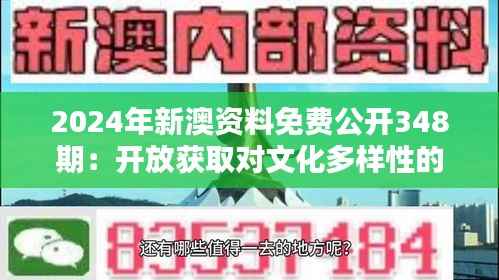 2024年新澳资料免费公开348期:开放获取对文化多样性的贡献