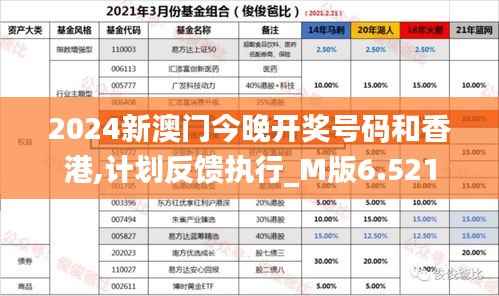 2024新澳门今晚开奖号码和香港,计划反馈执行_M版6.521