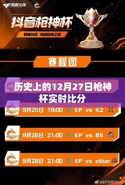枪神杯赛事回顾,历史上的十二月二十七日实时比分速递