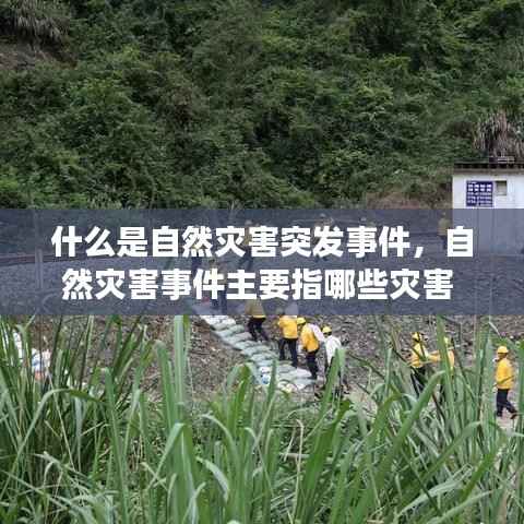 什么是自然灾害突发事件,自然灾害事件主要指哪些灾害