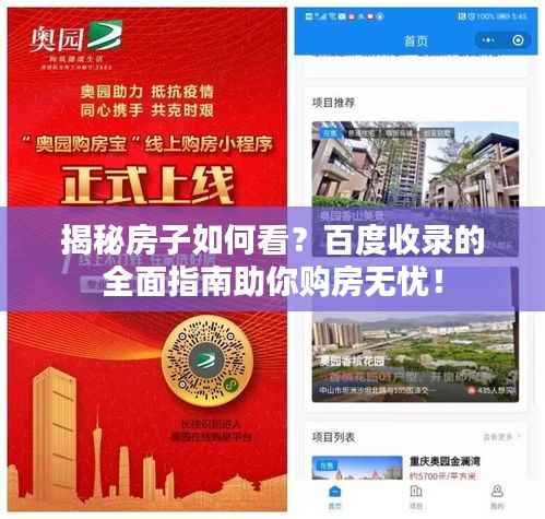 揭秘房子如何看?百度收录的全面指南助你购房无忧!